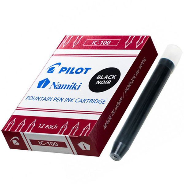 Pilot inktpatronen IC100 Black  12stuks