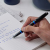 Parker IM Vibrant Rings Marine Blue vulpen