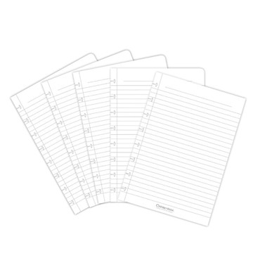 uitbreidingsset Correctbook A5 met 5 gelinieerde bladen 