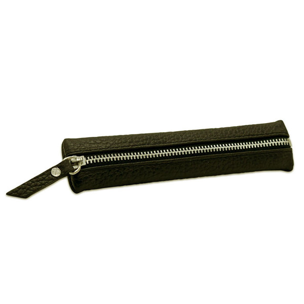 20S Flat Pencil Case  Slim Dark Brown