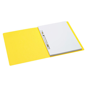 snelhechter Jalema A4 Secolor schuifdeklijst geel karton - 10stuks