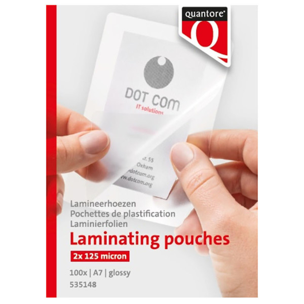 lamineerhoes Quantore A7 100stuks 2x125micron glanzend