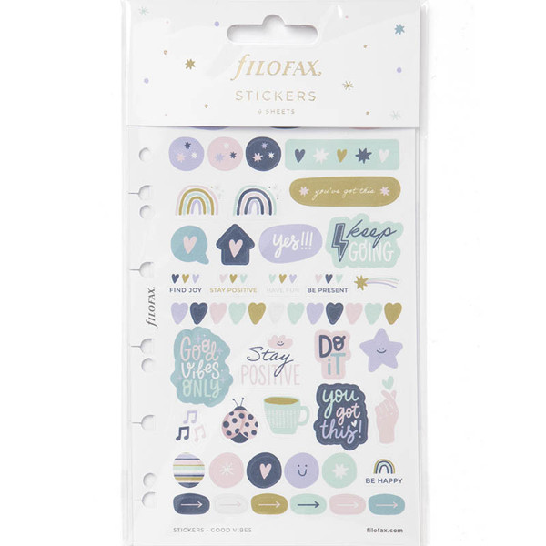 filofax Multi-fit Stickers Good Vibes 6 vel