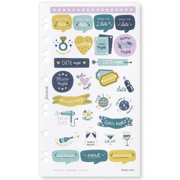 Filofax Multi-fit Stickers Everyday Fun Day 6vel