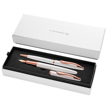 Pelikan Jazz Noble Elegance Pearl vulpen balpen set