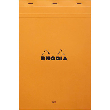 Rhodia notitieblok No.19 A4+ gelijnd  wit papier