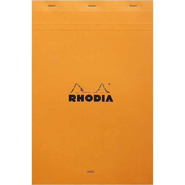 Rhodia notitieblok No.19 A4+ gelijnd  wit papier