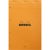 Rhodia notitieblok No.19 A4+ gelijnd  wit papier 4-gaats