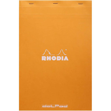 Rhodia notitieblok No.19 A4+ dotted   wit papier