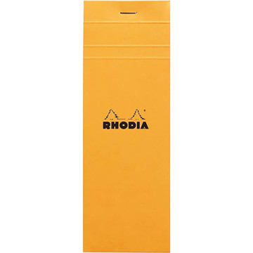 Rhodia notitieblok No. 8 - 7.4x21cm gelijnd  wit papier