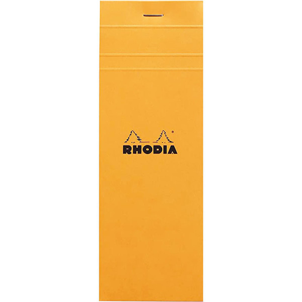 Rhodia notitieblok No. 8 - 7.4x21cm gelijnd  wit papier