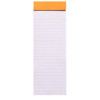 Rhodia notitieblok No. 8 - 7.4x21cm gelijnd  wit papier