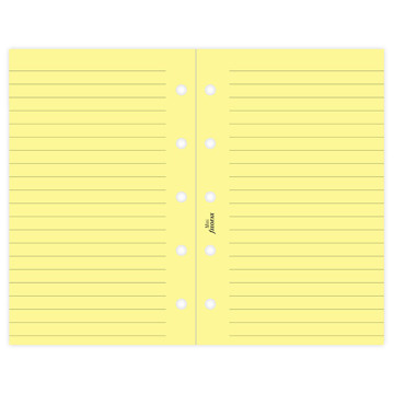 Filofax Mini gelijnd geel