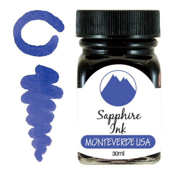 Monteverde inktpot Gemstone 30ml Saffire