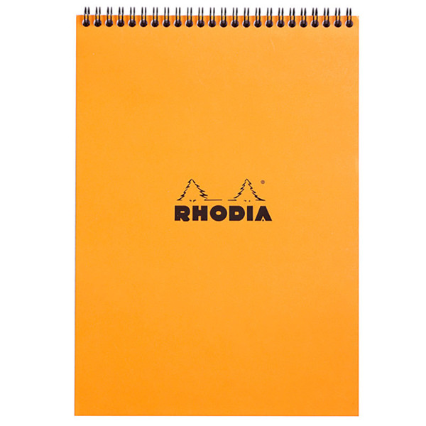 Rhodia notitieblok No.18 A4  gelijnd  wit papier spiraal