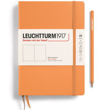 LEUCHTTURM1917 Medium A5 notitieboek Apricot blanco