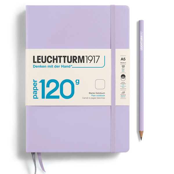 LEUCHTTURM1917 Medium A5 notitieboek 120g Lilac blanco