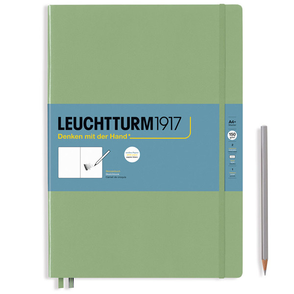 LEUCHTTURM1917 Sketchbook Master A4+ Sage