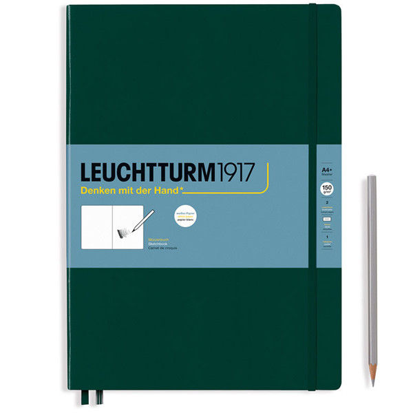 LEUCHTTURM1917 Sketchbook Master A4+ Forest Green