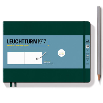 LEUCHTTURM1917 Sketchbook Medium Landscape Forest Green