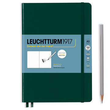 LEUCHTTURM1917 Sketchbook Medium A5 Forest Green