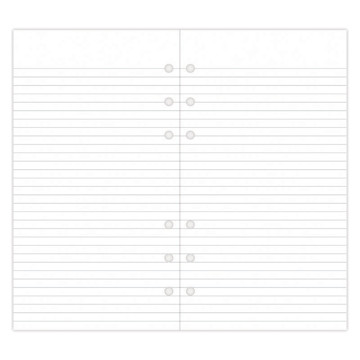 filofax Personal notitieblok gelijnd wit
