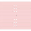 filofax Personal papier gelijnd roze