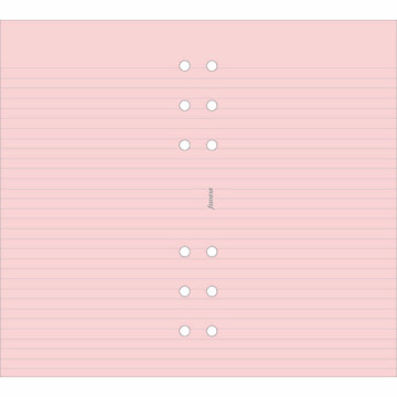 filofax Personal gelijnd roze