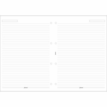 filofax A4 papier gelijnd wit