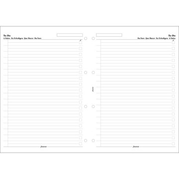 filofax A4 to do