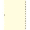 Filofax A5 index januari - december creme