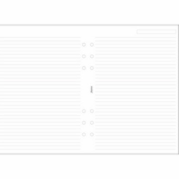 Filofax A5 gelijnd wit in blok