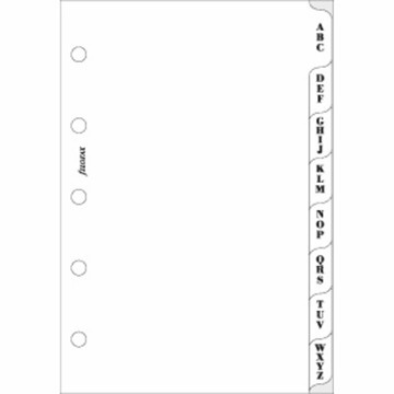 filofax Mini index A/Z 3-letters per blad