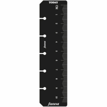 Afbeeldingen van Filofax Mini bladwijzer / liniaal zwart