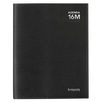 agenda Brepols Bretime 16M Calpe 16 maanden 145x210mm 7/2 - zwart