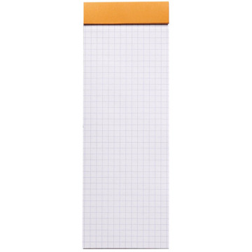 Rhodia notitieblok No. 8 - 7.4x21cm ruit 5mm wit papier