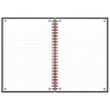 notitieboek Oxford Black n' Red      A5 gelijnd  70vel 90gr spiraal