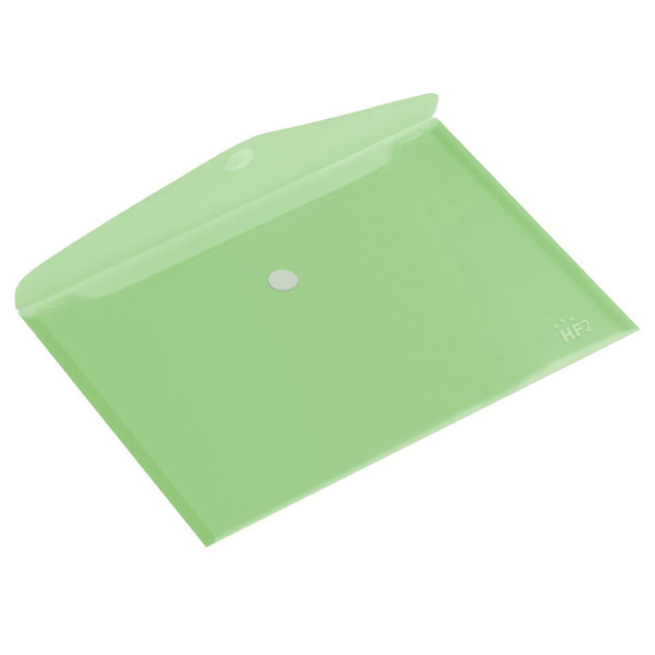 enveloptas HF2 liggend 180x250mm A5 transparant groen