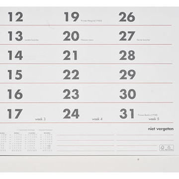 kalender Quantore 2025 maandkalender spiraal