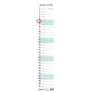 kalender Brepols maandkalender
