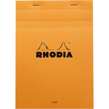 Rhodia notitieblok No.16 A5  gelijnd  geel papier