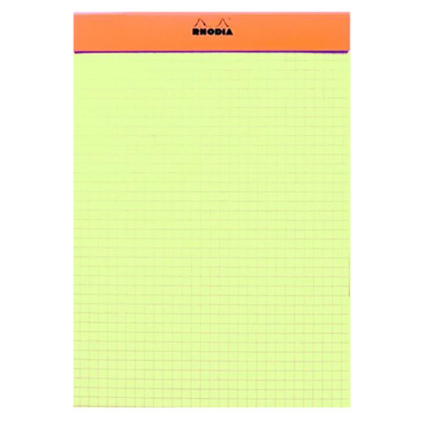 Rhodia notitieblok No.16 A5  ruit 5mm geel papier