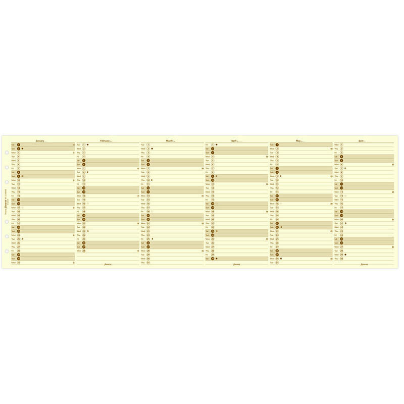 Filofax Personal jaarplanner verticaal 2026 cotton cream kopen ...