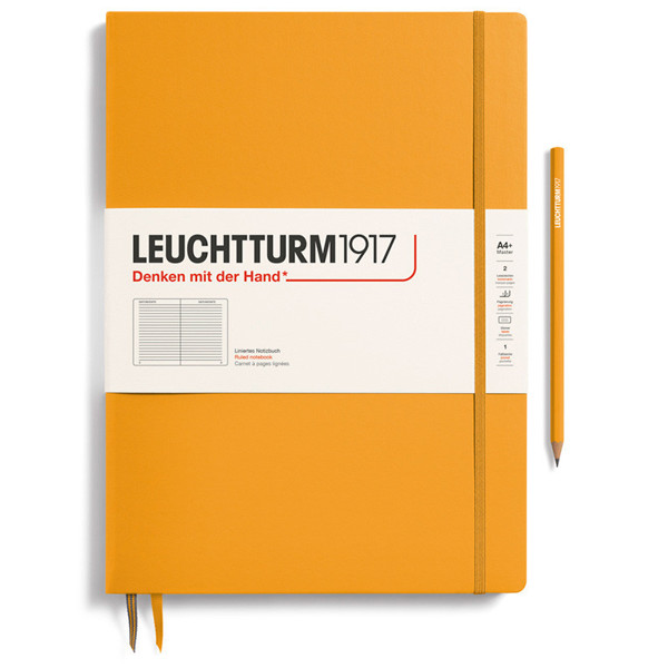 LEUCHTTURM1917 Master Slim A4+ notitieboek Rising Sun gelijnd