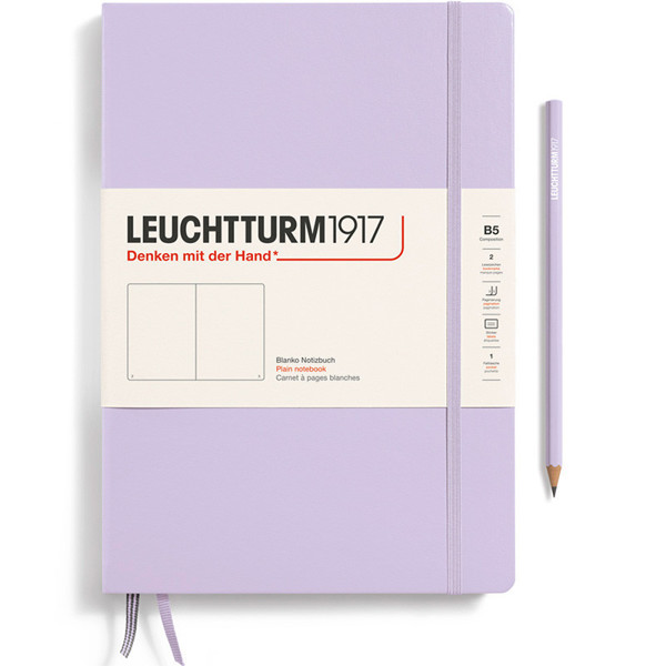 LEUCHTTURM1917 Composition B5 notitieboek Lilac blanco