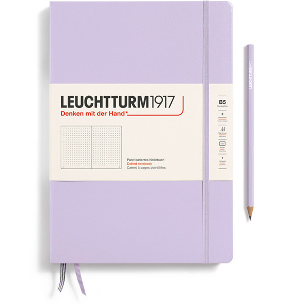 LEUCHTTURM1917 Composition B5 notitieboek Lilac dotted