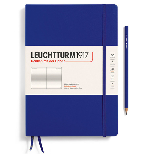 LEUCHTTURM1917 Composition B5 notitieboek Ink gelijnd