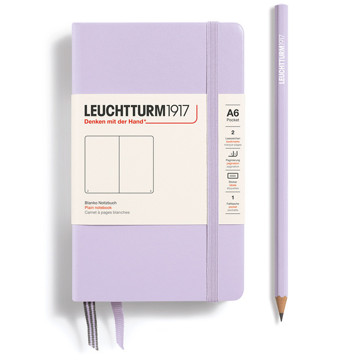 LEUCHTTURM1917 Pocket A6 notitieboek Lilac blanco
