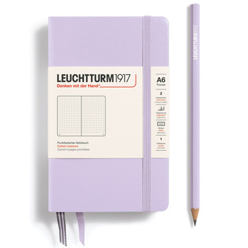 LEUCHTTURM1917 Pocket A6 notitieboek Lilac dotted