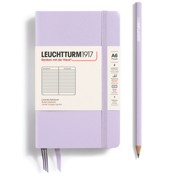 LEUCHTTURM1917 Pocket A6 notitieboek Lilac gelijnd